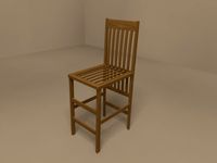 Milano chair by Molteni 3D Model