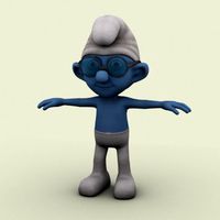 Smurf 3D Model