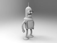 Bender Bending Rodriguez 3D Model