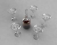 Wineglasses 3D Model