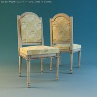 Stul Franchesco 3D Model