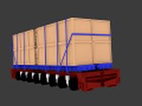 The latest product overload trailer 3D Model