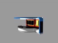 Tatts Kiosk 3D Model