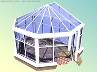 Winter garden 3D Model