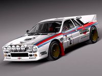 Lancia 037 1982 to 1983 3D Model