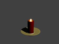 Candle 3D Model