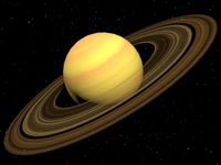 Planet Saturn 3D Model