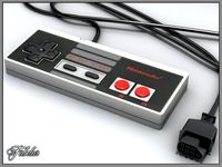 NES controller 3D Model
