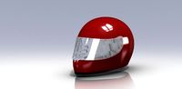 Moto Helmet SolidWorks 2010 3D Model