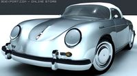 Porshe 356 A 3D Model