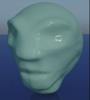 Alienhead 3D Model