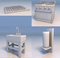 Gasoven tank candles 3D Model