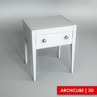 Bedside Table 3D Model