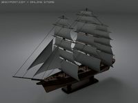 Cutty Sark 3D Model