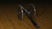Field Cannon 3D Model