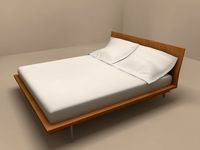 MolteniC bed Levante 3D Model