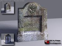 Gravestone 3D Model
