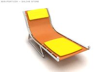 Download free Lounger 3D Model