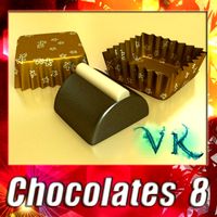 Chocolate Candy 08 High res 3D Model
