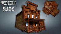 Western Saloon 3D Model