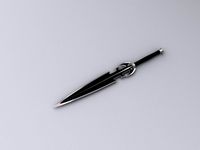 Sword Black Death 3D Model