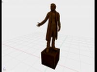 Statue of man 3D Model