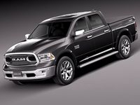 Dodge Ram 1500 Laramie Limited 2015 3D Model