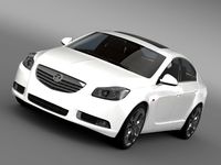 Vauxhall Insignia 4x4 BiTurbo 20112013 3D Model