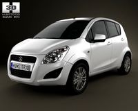 Suzuki Splash Ritz 2012 3D Model