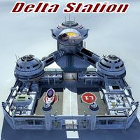Delta Station 3D Model