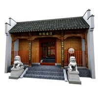 Chinese County Government 3D Model