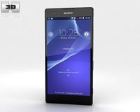 Sony Xperia T2 Ultra Black 3D Model