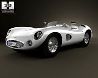 Aston Martin DBR1 1957 3D Model