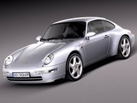 Porsche 911 993 Carrera 1994 to 1997 3D Model