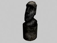 Easter Island Statue 04 3D Model