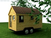 House travel trailer 3D Model