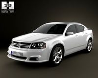 Dodge Avenger RT 2012 3D Model