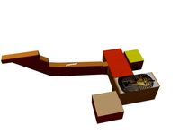 Tutankhamun tomb animated model 3D Model