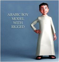 Arabic Boy 3D Model