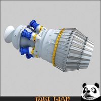 Turbine engine 01 3D Model