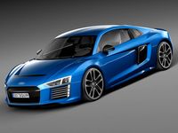 Audi R8 e-tron 2016 3D Model