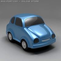 Toon Car 3D Model