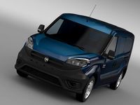 Ram ProMaster City Tradesman Cargo Van 2015 3D Model
