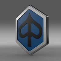 Piaggio logo 3D Model