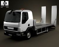 DAF LF Car Transporter 2011 3D Model