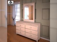 Ashley Cottage Retreat Dresser Mirror 3D Model
