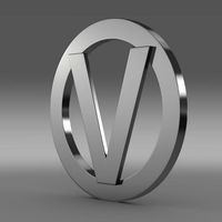 Vortex logo 3D Model
