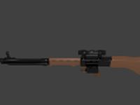FG42 Paratrooper Rifle 3D Model