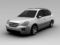 Kia Rondo 2008 3D Model