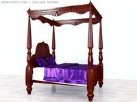Royal Bed Classic 3D Model